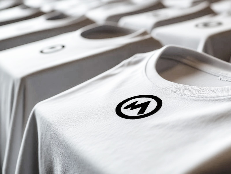 Печать логотипа на футболках